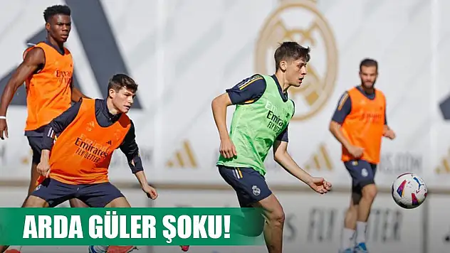 Real Madrid'de Arda Güler şoku!