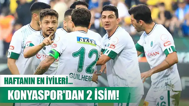 Haftanın enlerinde Konyasporlu futbolcular