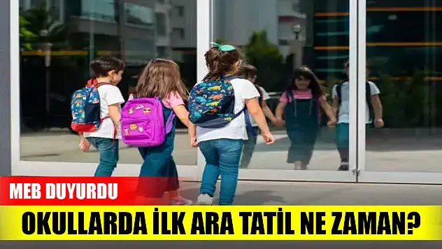 Okullarda ilk ara tatil ne zaman?  2023-2024 MEB Kasım ara tatili 9 gün mü, kaç gün sürecek?
