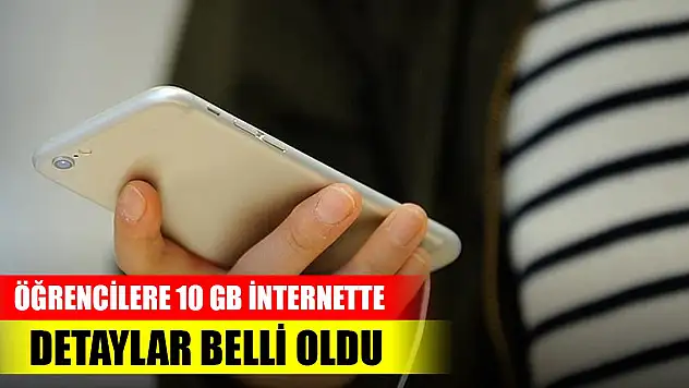 Öğrencilere 10 GB ücretsiz internette detaylar belli oldu