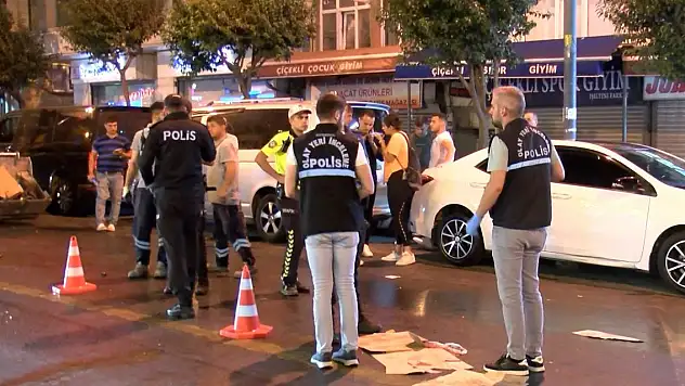 Motosikletin çarptığı kadın ağır yaralandı