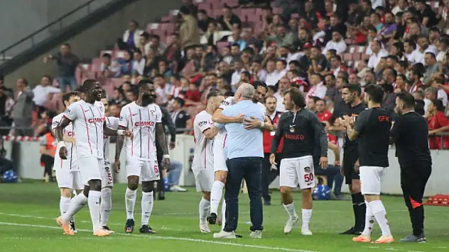 Samsun'da kazanan Gaziantep FK
