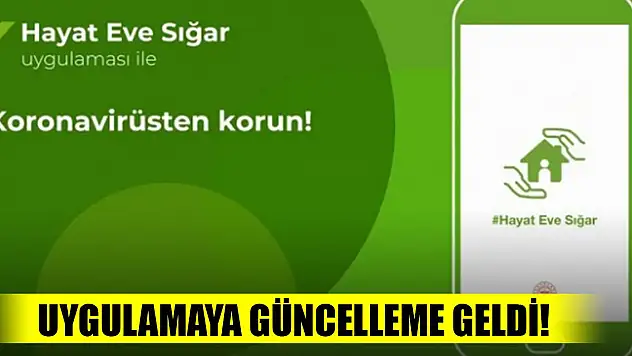 Hayat Eve Sığar uygulamasına güncelleme geldi!