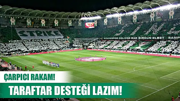 Konyaspor-Beşiktaş, Tribünden son rakamlar