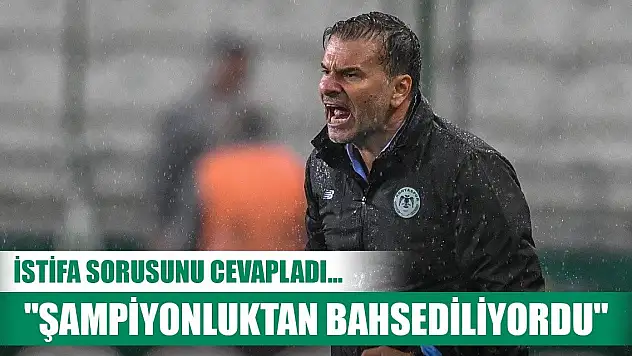 Konyaspor-Beşiktaş, Stanojevic istifa sorusunu cevapladı!