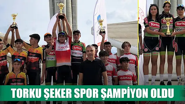Torku Şeker Spor şampiyon oldu