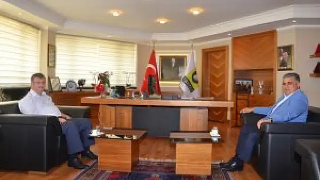 Kaymakam Yaran'dan Başkan Özgüven'e ziyaret