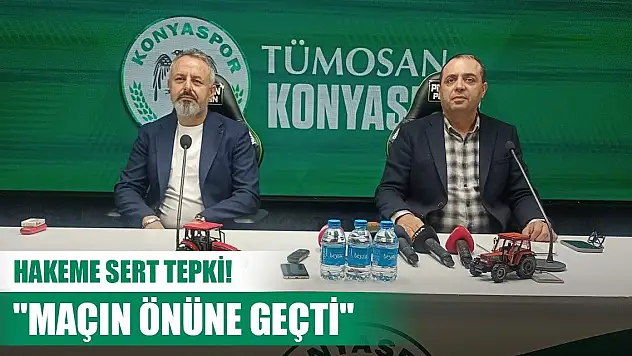 Konyaspor'dan Hakem Kardeşler'e tepki!