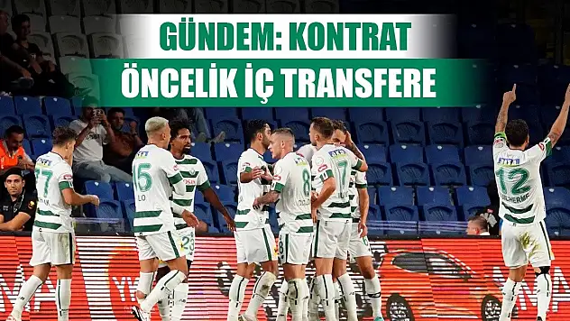 Konyaspor'da iç transferde görüşmeler yapılacak