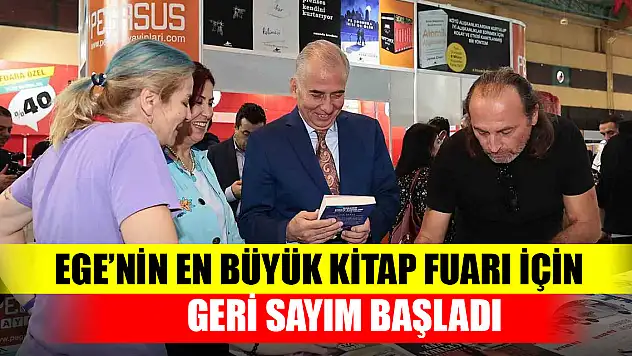 Ege'nin en büyük kitap fuarı için geri sayım başladı