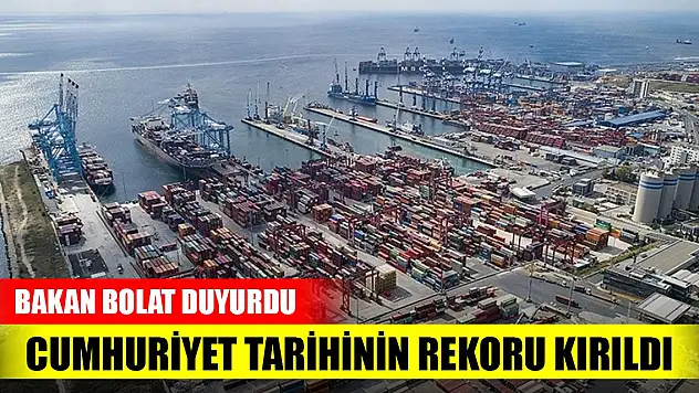 Son Dakika! Bakan Bolat ihracat rakamlarını açıkladı... Eylül ayında rekor