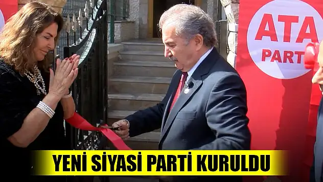 Yeni siyasi parti kuruldu
