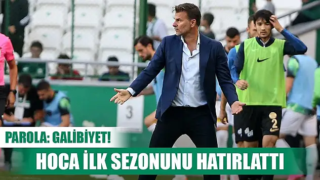 Konyaspor'da tüm yollar galibiyete çıkıyor!