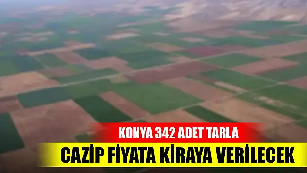 Konya Seydişehir'de 342 adet tarla cazip fiyata kiraya verilecek