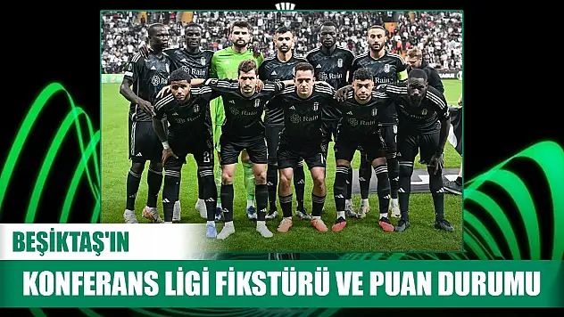 Beşiktaş'ın Konferans Ligi fikstürü ve puan durumu (Beşiktaş'ın kalan maçları)