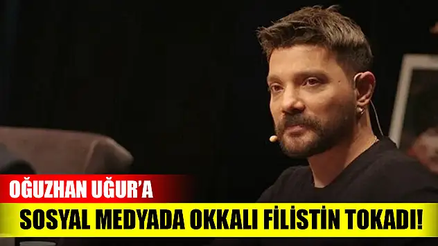 Oğuzhan Uğur'a Sosyal Medyada okkalı Filistin tokadı!