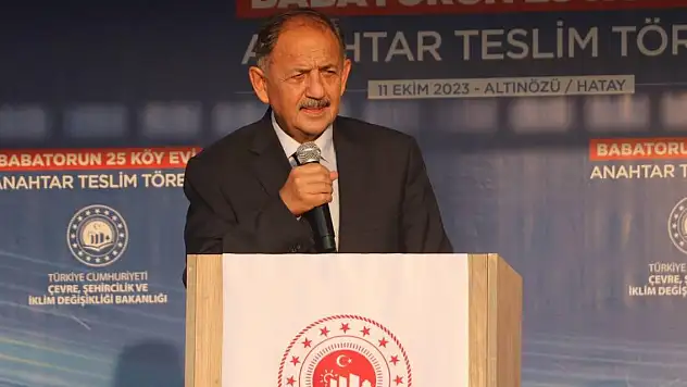 Bakan Özhaseki: Yerinde dönüşüme en fazla müracaat Hatay'dan