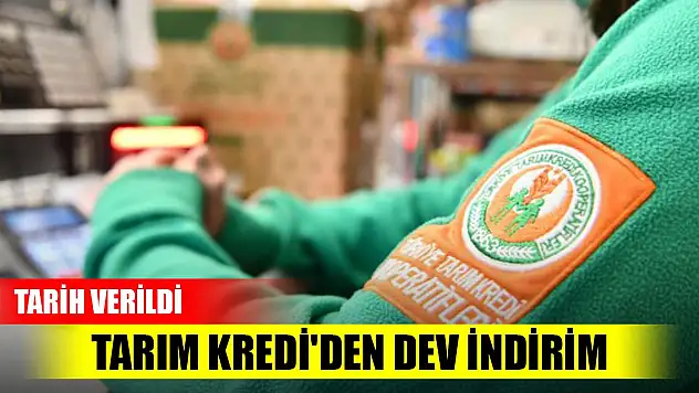 Tarım Kredi'den dev indirim! Tarih belli oldu