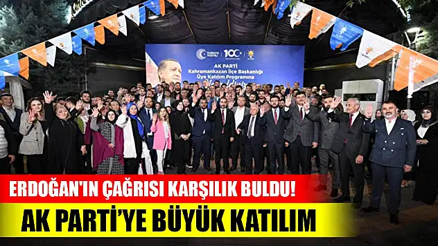 Erdoğan'ın çağrısı karşılık buldu! CHP, İYİ Parti ve Gelecek Partisi'nden 500 isim AK Parti'ye geçti