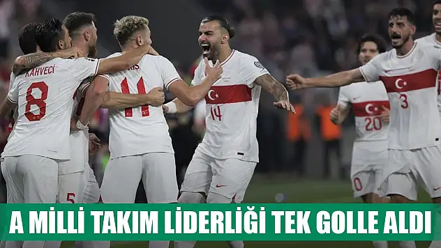 Son Dakika! A Milli Takım liderliği tek golle aldı