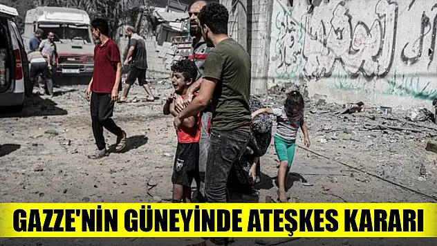 Son Dakika! Gazze'nin güneyinde ateşkes ilan edildi