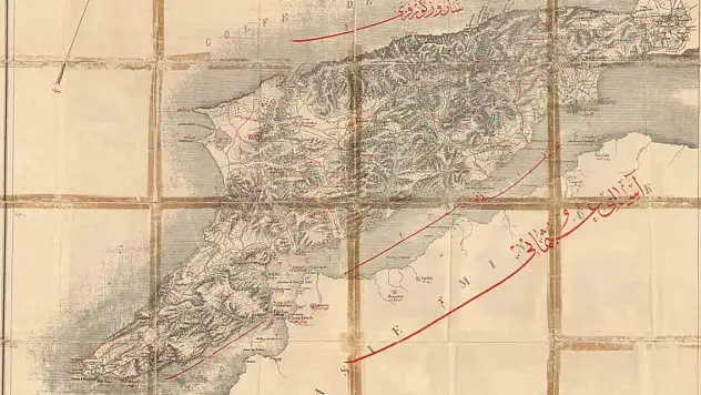 100'üncü yılda Çanakkale'de ilk kez ortaya çıkan harita