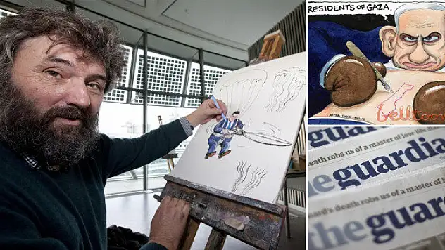 The Guardian Netanyahu karikatürü nedeniyle 42 yıllık çalışanı Steve Bell'i kovdu
