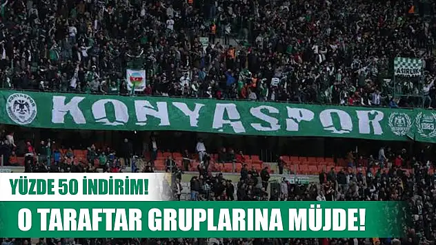 Konyaspor'dan o taraftar gruplarına müjde!