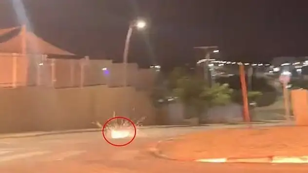 Türk gazetecilerinde bulunduğu bölgeye roket düştü