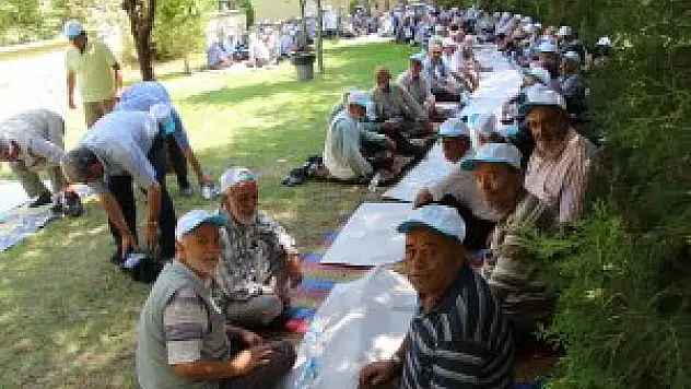 Emeklilerin piknik keyfi