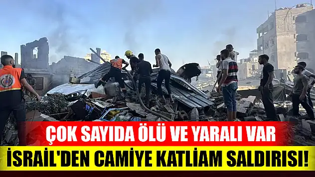 İsrail'den cami saldırısı! Çok sayıda ölü ve yaralı var