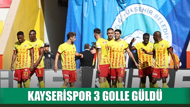 Kayserispor, Rizespor'u 3 golle geçti