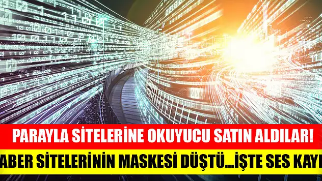 Parayla sitelerine okuyucu satın aldılar! Haber sitelerinin maskesi düştü...İşte ses kaydı