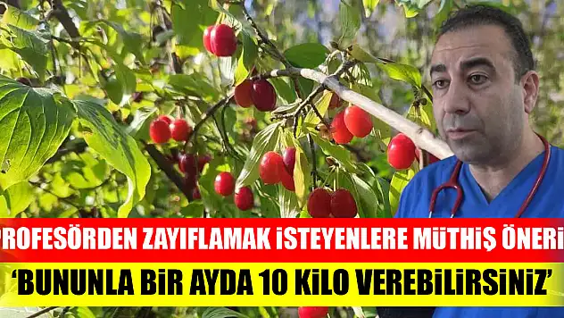 Profesörden zayıflamak isteyenlere müthiş öneri! 'Bununla bir ayda 10 kilo verebilirsiniz'