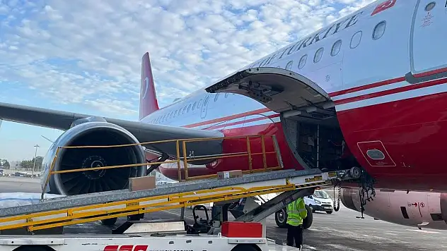 Gazze'ye ilaç ve tıbbi malzeme taşıyan uçak, Mısır'a ulaştı