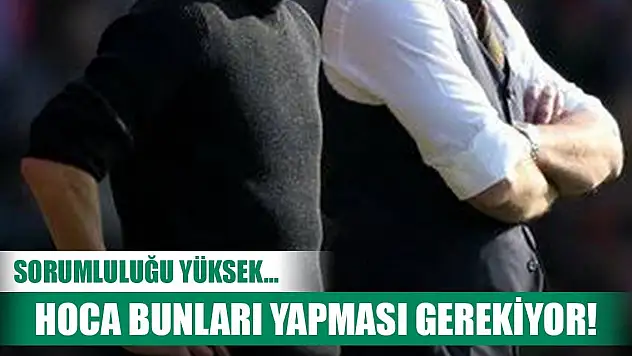 Konyaspor'da yeni hocayı bekleyen sorumluluklar