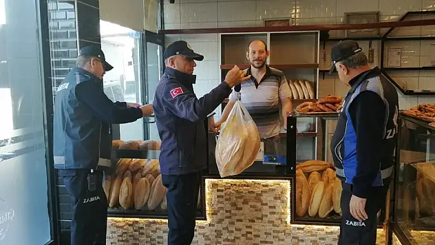 Konya Karapınar'da unlu mamul üretimi yapan iş yerleri denetlendi