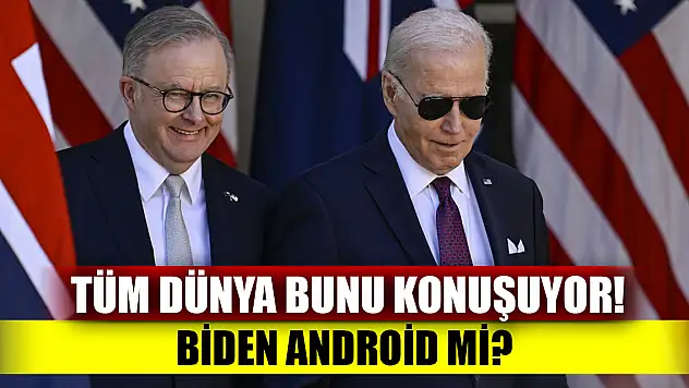 Tüm dünya bunu konuşuyor Biden robot mu?