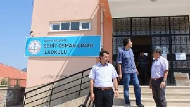 Kaymakam Başıbüyük'ün okul incelemeleri