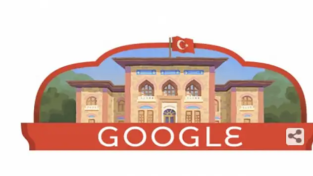 Google'dan Türkiye Cumhuriyeti'nin 100. yılına özel 'doodle'