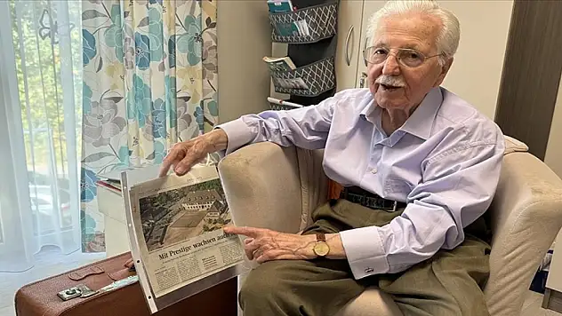 Bir yıllığına çalışmak için gittiği Almanya'da 60 yılını tamamladı