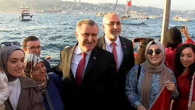 Sporcular 100'üncü yılı Boğaz'da coşkuyla kutladı