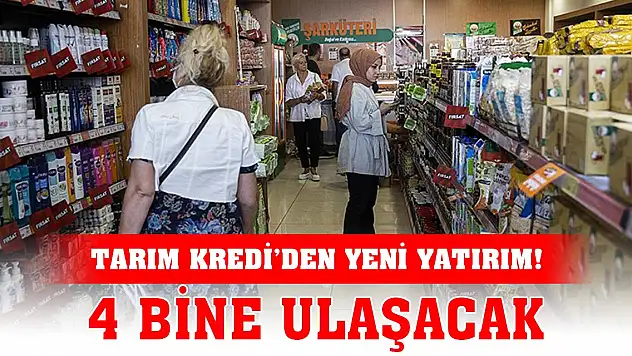 Tarım Kredi'den yeni yatırım! 4 bine ulaşacak