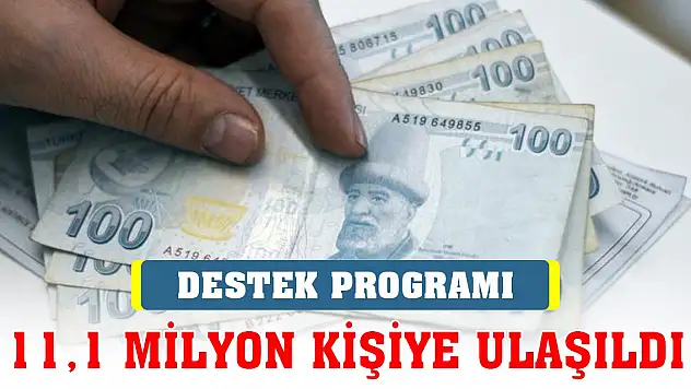 Aile Sosyal Destek Programı ile 11,1 milyon kişiye ulaşıldı
