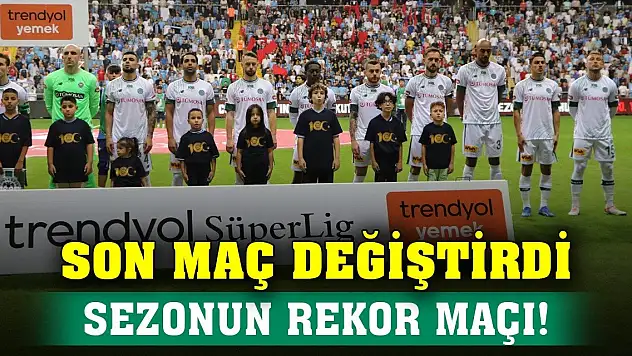 Adana Demirspor-Konyaspor, Sezonun rekor maçı!