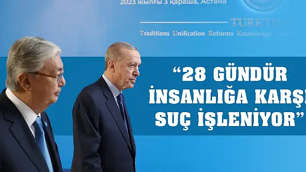 Son Dakika! Erdoğan: Gazze'de tam 28 gündür insanlığa karşı suç işlenmektedir