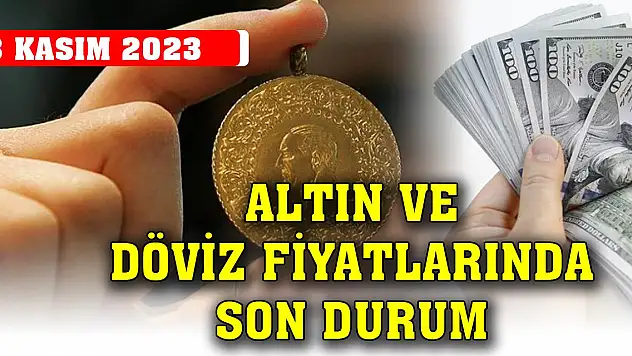 Konya'da altın ve döviz fiyatlarında son durum (3 Kasım 2023)