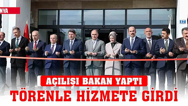Konya Cihanbeyli Adalet Sarayı açıldı
