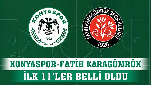 Konyaspor-Karagümrük, Hakan Keleş'in ilk 11'i belli oldu!