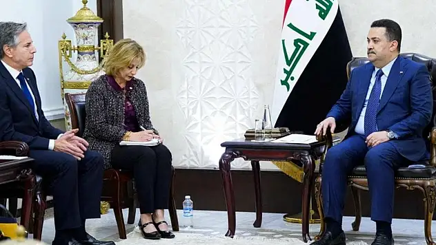 Blinken, Bağdat'ta Irak Başbakanı Sudani ile Gazze'yi görüştü